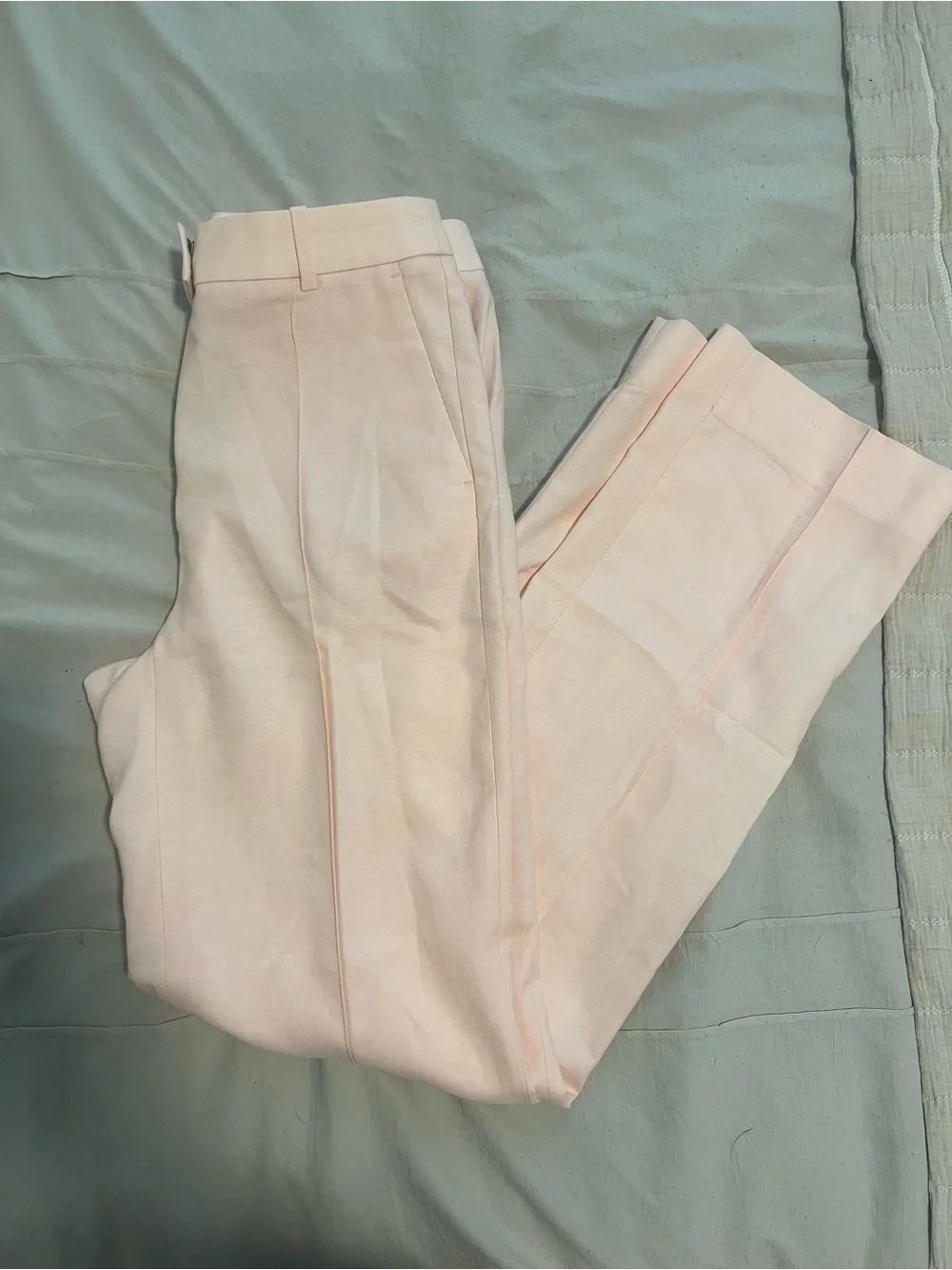 J. Crew-Stella pant in Gramercy linen blend